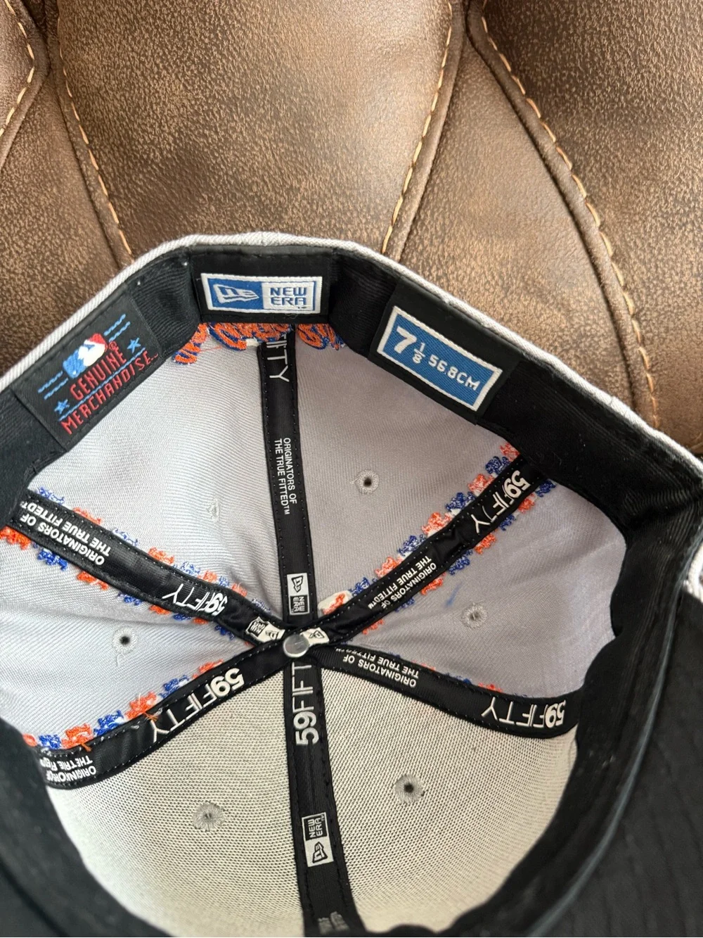 New era New York Mets fitted hat size 7 1/8